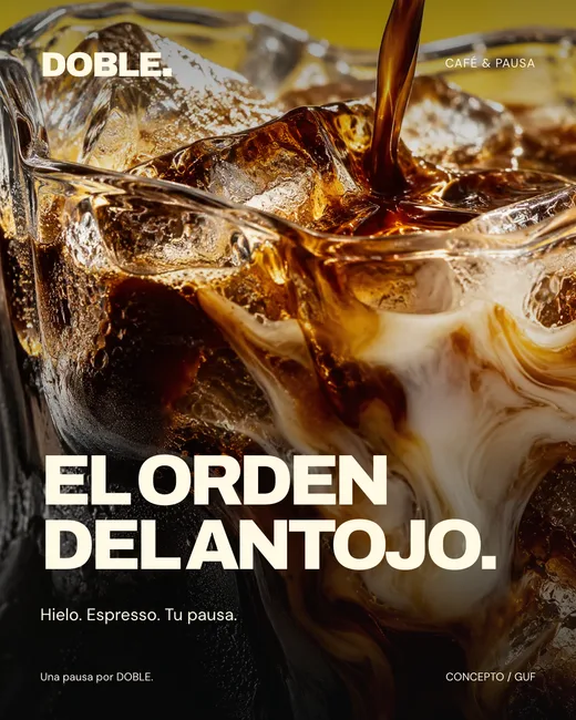 Campaña conceptual DOBLE. El detalle.