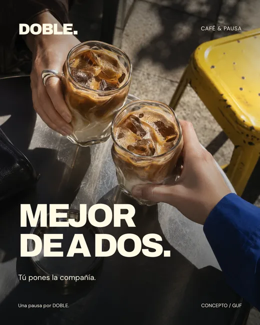 Campaña conceptual DOBLE. El momento.