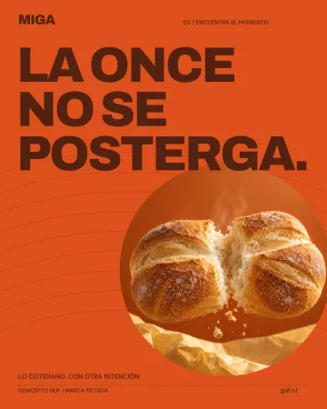 LA ONCE NO SE POSTERGA.
